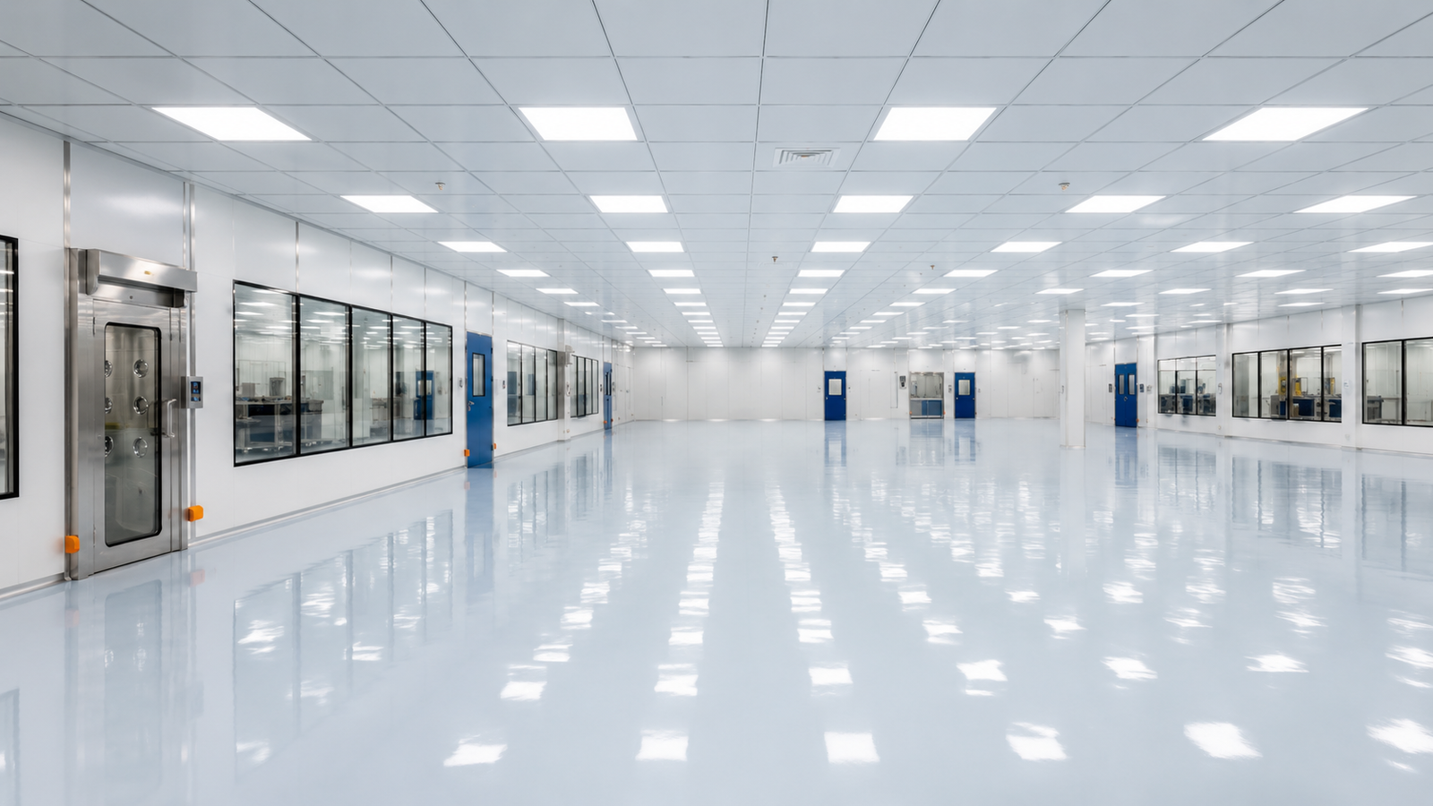Sala limpia ISO 7 instalada por AZVIR en maquiladora de Tijuana
